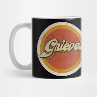 circle vintage Grieves Mug